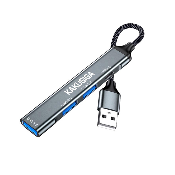 Adaptateur KSC-1416 4 en 1 (USB vers Type-C + USB 2.0 x 2 + USB 3.0)