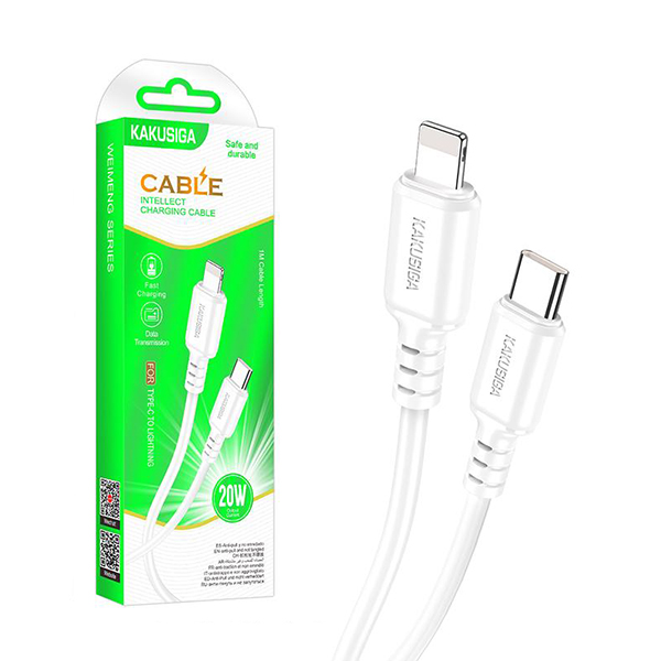 Cable KAKU KSC-982 Type C vers IPhone White