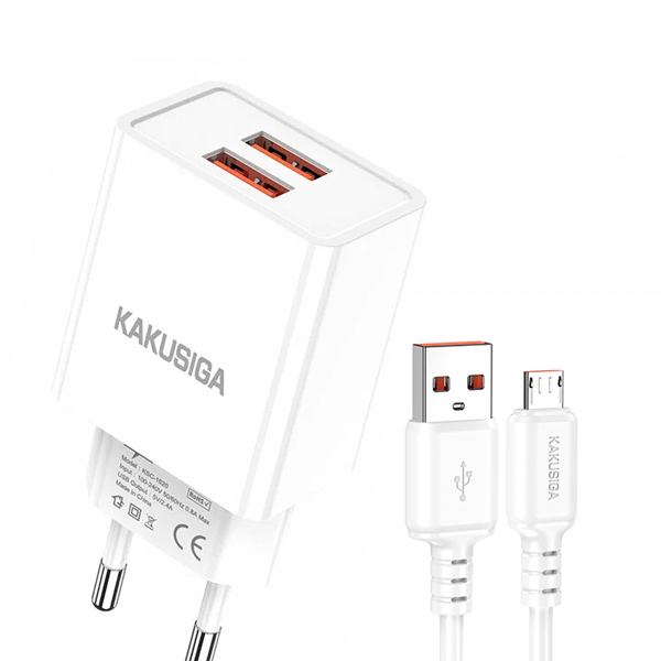 Chargeur Dual Port KAKUSIGA KSC-1621 Micro