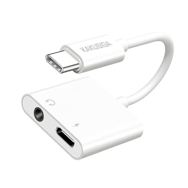 Adaptateur Kaku KSC-1427 Type-C vers Type-C/mini Jack 3.5