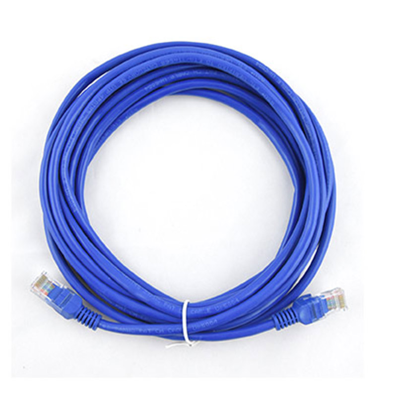 CÂBLE RESEAU 5M CAT 5 BLEU